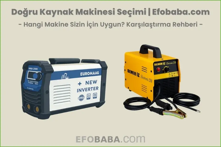 Doğru Kaynak Makinesi Seçimi | Efobaba.com