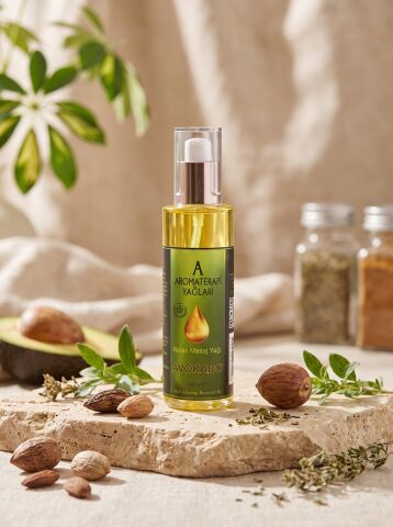 VİAYPİ Avokado Masaj Yağı 100ml Sprey | Doğal Aromaterapi Cilt Bakımı