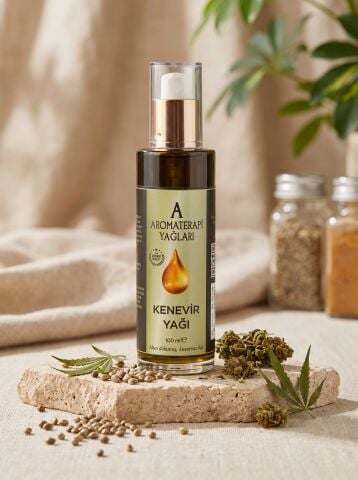VİAYPİ Kenevir Tohumu Yağı 100ml Sprey | Soğuk Pres Omega 3-6