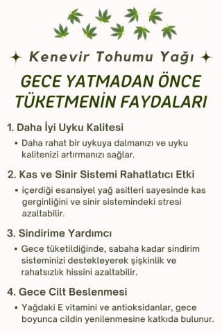 VİAYPİ Soğuk Preslenmiş Kenevir Tohumu Yağı / 250ml