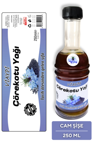 VİAYPİ Soğuk Preslenmiş Çörekotu Yağı / 250ml