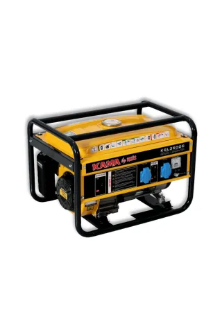 Kama KGL 3500 C İpli 3.5 KVA Monofaze Benzinli Jeneratör