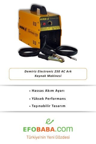 Demiriz Electronic 250 AC Ark Kaynak Makinesi