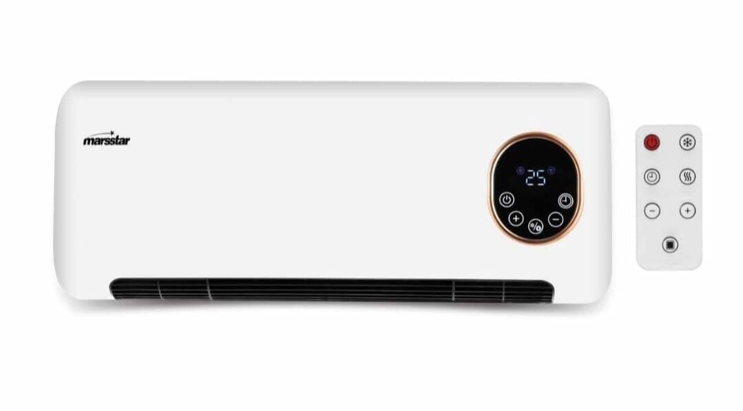 Marsstar MS-210 Uzaktan Kumandalı Duvar Tipi Fanlı Isıtıcı 2000W