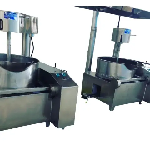 Krom Kazan Otomatik Lokum Pişirme Makinesi (100 Kg/Parti)