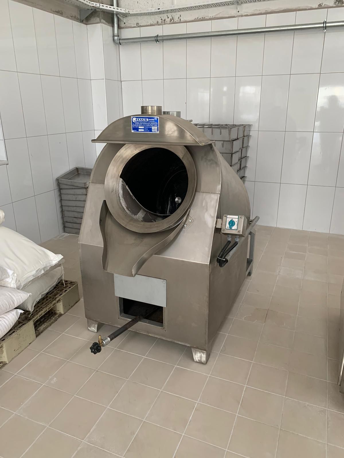 Mini Susam ve Kuruyemiş Kavurma Makinesi (50 Kg Kapasiteli)