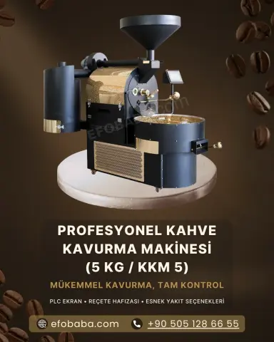 Yüksek Performanslı 5 KG Kahve Kavurma Makinesi