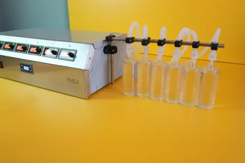 PML-6 Elektrikli Sıvı Dolum Makinesi (6 Nozullu)