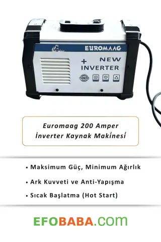 Euromaag 200 Amper İnverter Kaynak Makinesi
