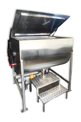 HSN 250 Litre Isıtıcılı ve Karıştırıcılı Yatay Mikser