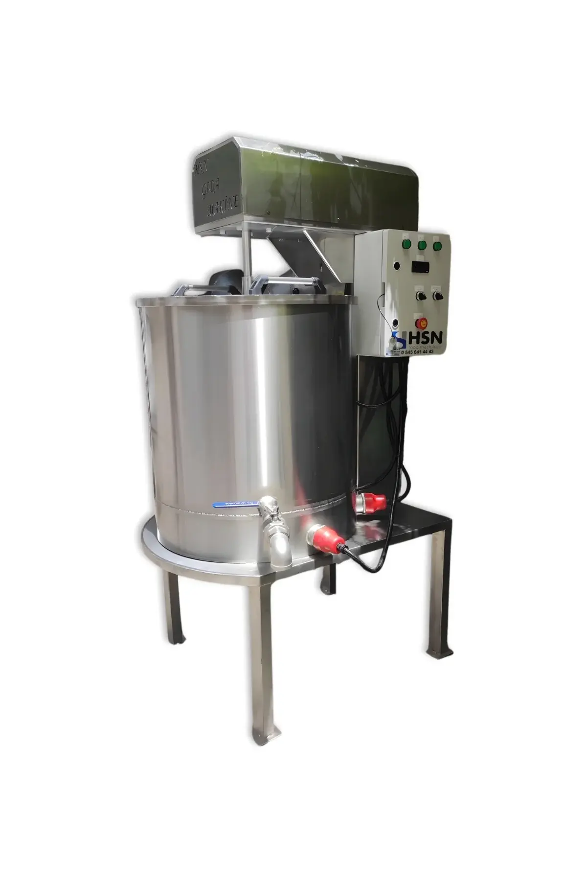 HSN 300 Litre Elektrikli Isıtıcılı ve Karıştırıcılı Pişirme Kazanı