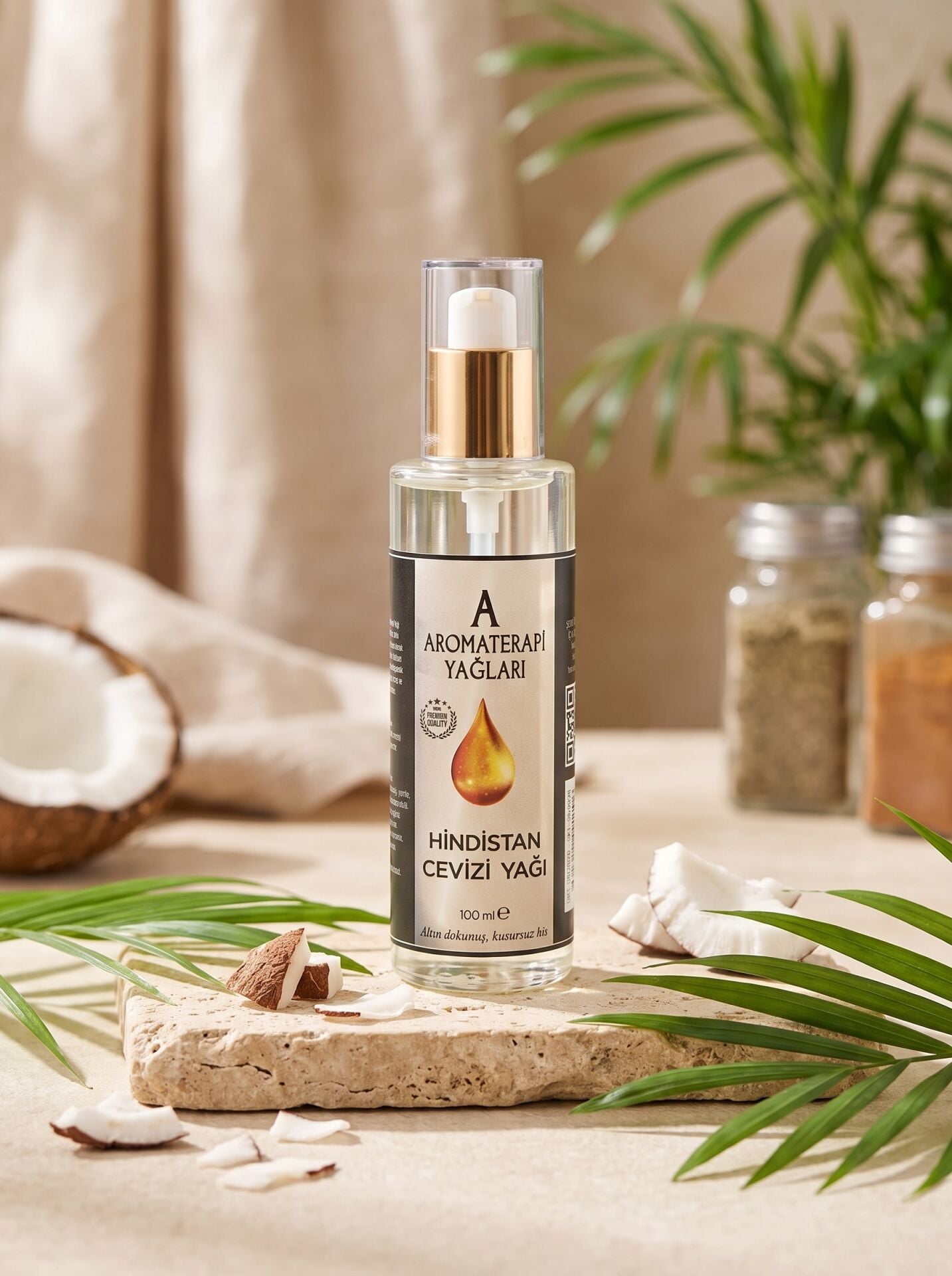 VİAYPİ Soğuk Preslenmiş Hindistan Cevizi Yağı 100ml Sprey