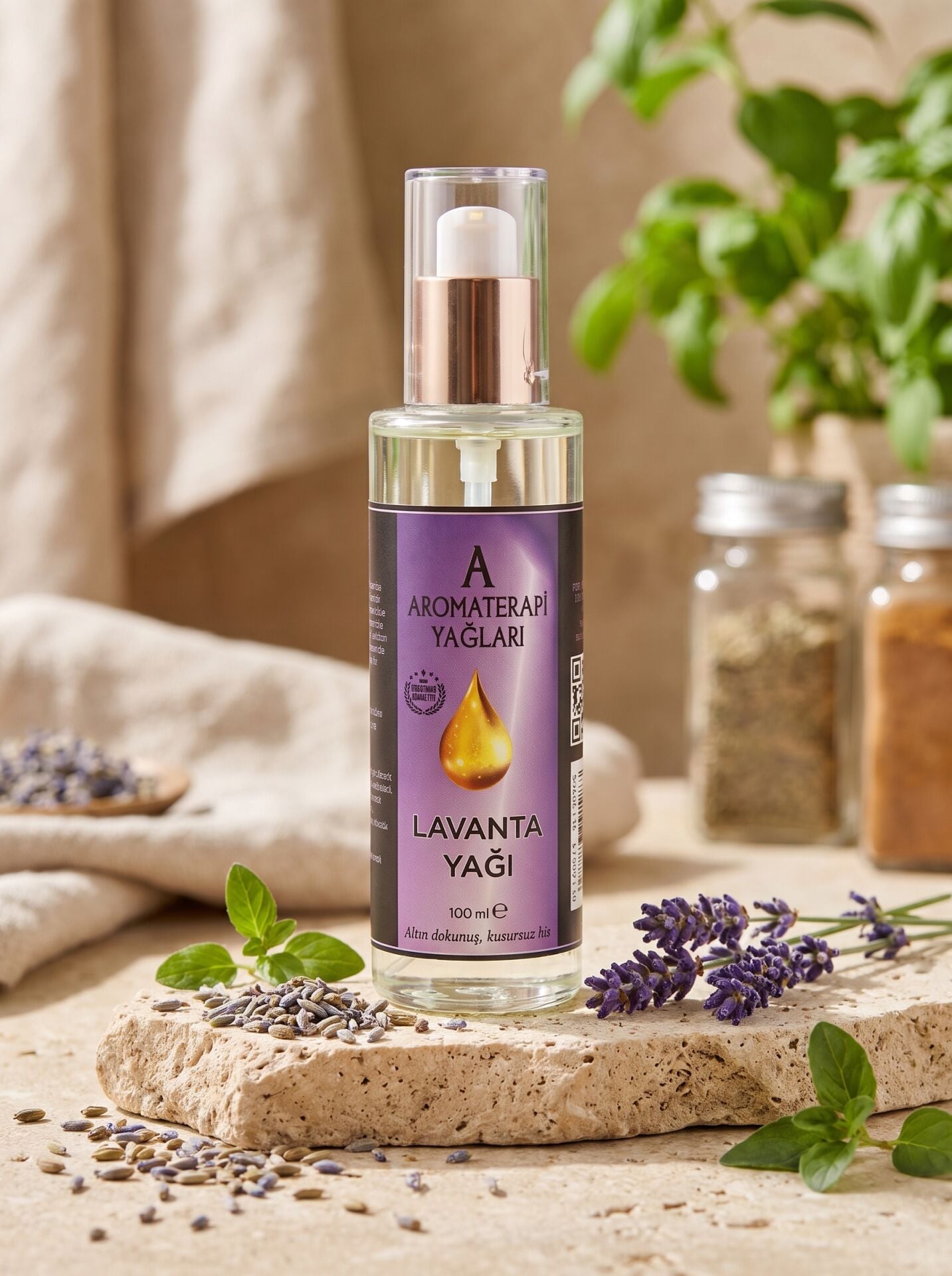 VİAYPİ Soğuk Preslenmiş Saf Lavanta Yağı 100ml Sprey